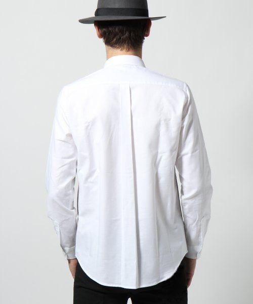 HARE（ハレ）の「フロントキリカエシャツ【HARE】（シャツ/ブラウス・メンズ・グレー/ネイビー/オフホワイト/ブルー系その他/ホワイト/グレー系その他・MEDIUM/SMALL/LARGE）」の14枚目の写真