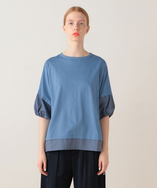 FRAPBOIS(フラボア)の「クラムカット カットソー(Tシャツ/カットソー・レディース・イエロー/グリーン系その他/ブルー系その他・1)」の3枚目の写真