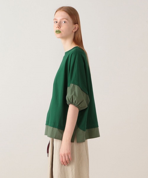 FRAPBOIS(フラボア)の「クラムカット カットソー(Tシャツ/カットソー・レディース・イエロー/グリーン系その他/ブルー系その他・1)」の4枚目の写真