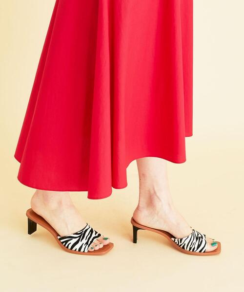 BEAUTY&YOUTH UNITED ARROWS（ビューティーアンドユースユナイテッドアローズ）の「BY∴ ゼブラプリント セットバックミュール о（サンダル・レディース・その他1・36/35h/37/36h/37h）」の11枚目の写真