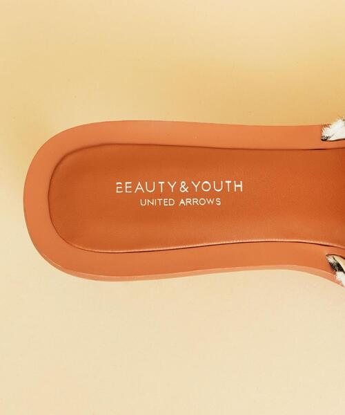 BEAUTY&YOUTH UNITED ARROWS（ビューティーアンドユースユナイテッドアローズ）の「BY∴ ゼブラプリント セットバックミュール о（サンダル・レディース・その他1・36/35h/37/36h/37h）」の4枚目の写真