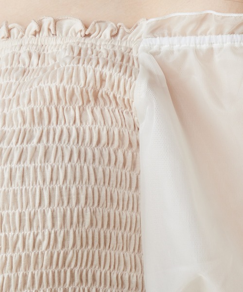 MIIA（ミーア）の「【新色登場】マシュマロトップス（シャツ/ブラウス・レディース・オフホワイト/ピンク/ブラック/ベージュ・FREE）」の18枚目の写真