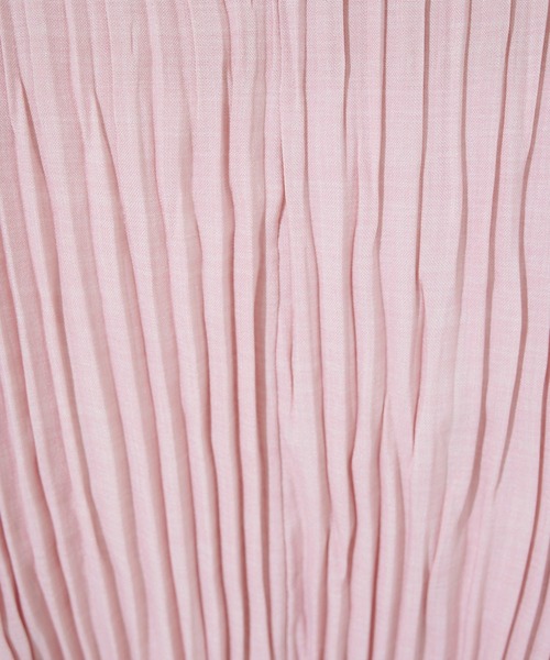 STUDIOUS（ステュディオス）の「【STUDIOUS】リンクルプリーツブラウス（シャツ/ブラウス・レディース・ブラック/ブラウン/ピンク/ミント・FREE）」の14枚目の写真