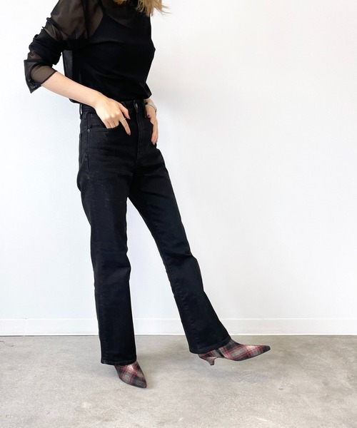 Dhyana.（ディアナドット）の「チェックショートブーツ（ブーツ・レディース・チェック・22.5cm/23.5cm/24.5cm）」の11枚目の写真