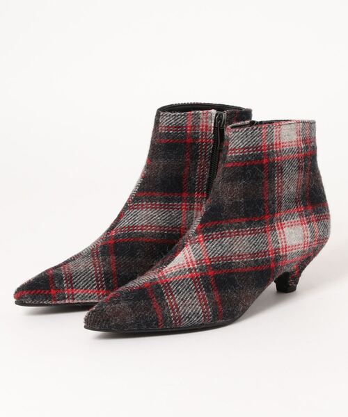 Dhyana.（ディアナドット）の「チェックショートブーツ（ブーツ・レディース・チェック・22.5cm/23.5cm/24.5cm）」の16枚目の写真