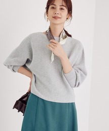 ROPE'（ロペ）の「カシミヤブレンド横リブボートネックドルマンニット（ニット/セーター）」
