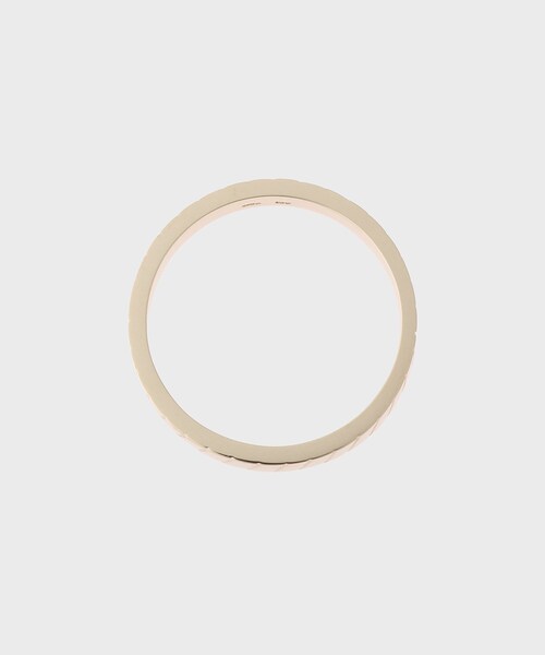 COCOSHNIK(ココシュニック)の「K10ダイヤゴナル ラインリング(リング・レディース・ホワイト系その他7・10号/12号/14号)」の3枚目の写真