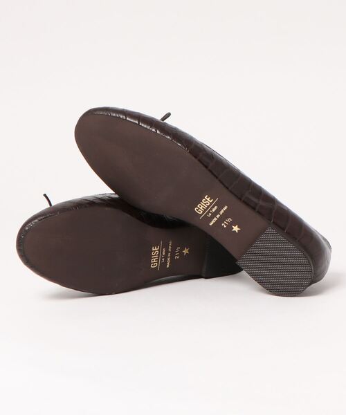 LE TALON(ルタロン)の「GRISE レザーラウンドバレエ◆(バレエシューズ・レディース・ブラウン/ベージュ/ブラック系その他・21.5/22cm/22.5cm/23cm/23.5cm/24cm/24.5cm/25cm/25.5cm)」の18枚目の写真