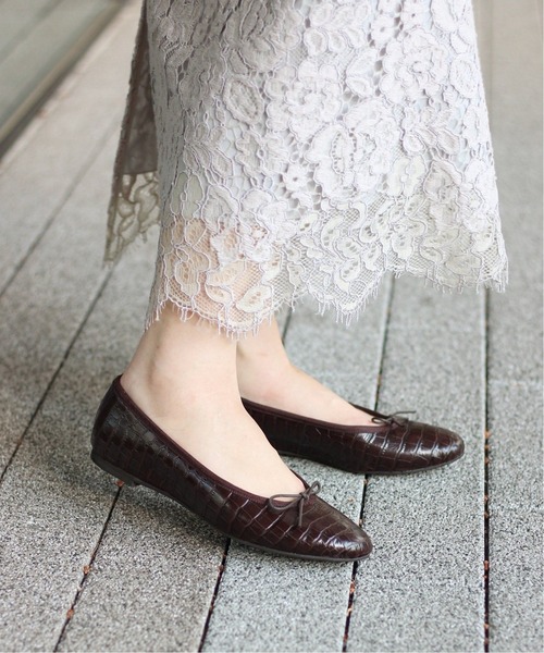 LE TALON(ルタロン)の「GRISE レザーラウンドバレエ◆(バレエシューズ・レディース・ブラウン/ベージュ/ブラック系その他・21.5/22cm/22.5cm/23cm/23.5cm/24cm/24.5cm/25cm/25.5cm)」の6枚目の写真