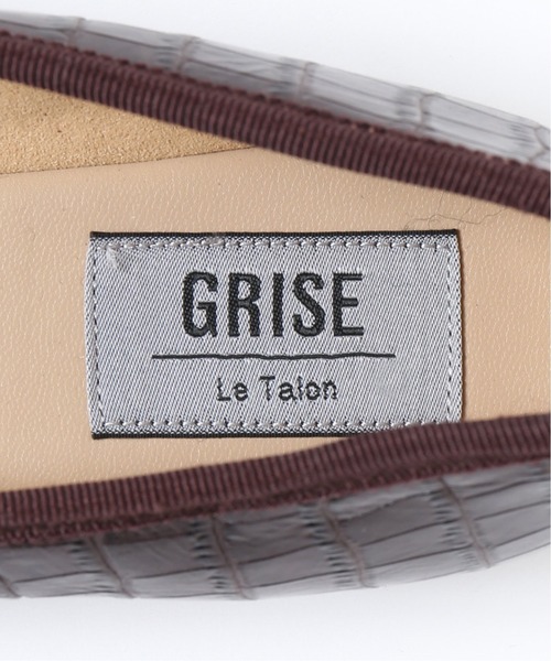 LE TALON(ルタロン)の「GRISE レザーラウンドバレエ◆(バレエシューズ・レディース・ブラウン/ベージュ/ブラック系その他・21.5/22cm/22.5cm/23cm/23.5cm/24cm/24.5cm/25cm/25.5cm)」の7枚目の写真