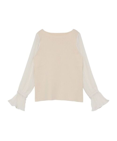 福袋 Lagunamoon ラグナムーン のファッション トップス ニット セーター ランダムプリーツスリーブニットプルオーバー ニット セーター ニット セーター