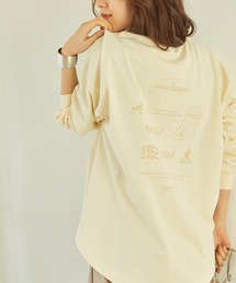 バックプリントMIXロゴ ロングTシャツ