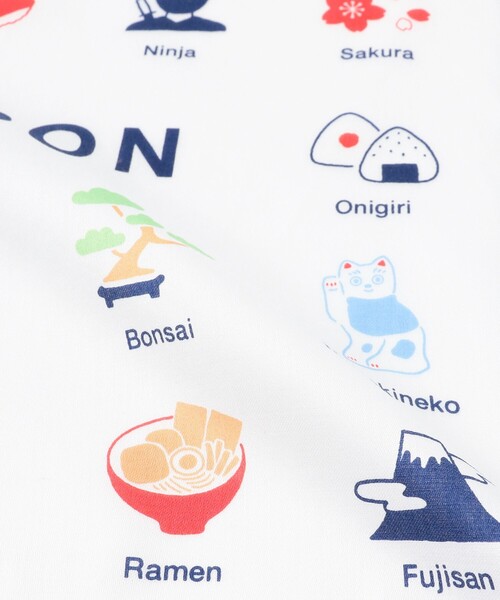 こども ビームス（コドモビームス）の「bloomie's / 勉強 ハンカチ（ハンカチ/ハンドタオル・キッズ・ホワイト/サックスブルー・ONE SIZE）」の4枚目の写真