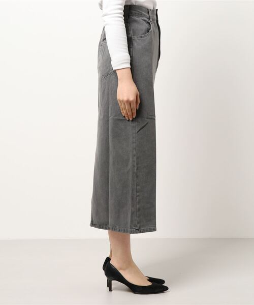 179/WG（イチナナキュウダブルジー）の「ピグメントデニムタイトスカート（デニムスカート・レディース・チャコールグレー/パープル/ブルー・MEDIUM）」の19枚目の写真