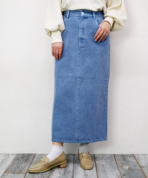 179/WG | ピグメントデニムタイトスカート(デニムスカート)