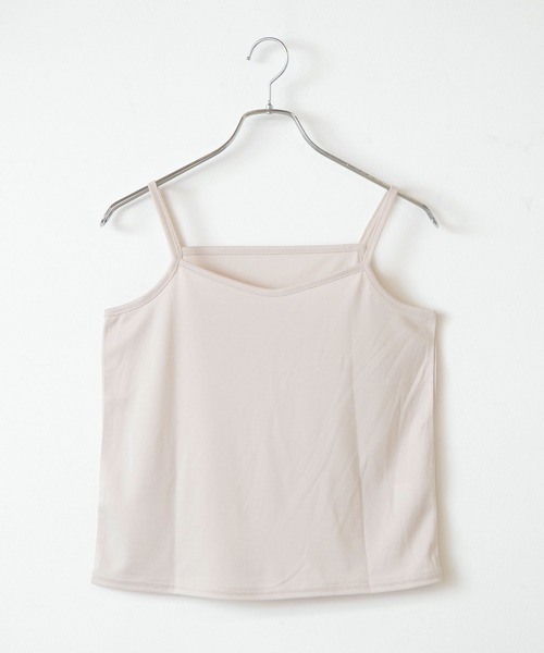 WEGO(ウィゴー)の「WEGO/【2点セット】キャミセットシアーロンT(Tシャツ/カットソー・レディース・ライトグレー/オフホワイト/グリーン系その他・FREE)」の19枚目の写真