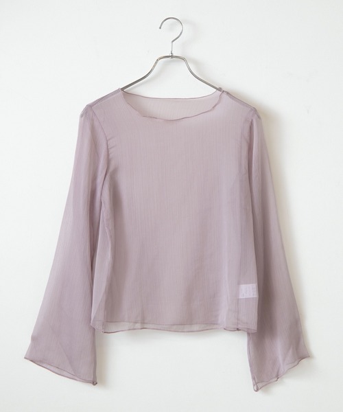 WEGO(ウィゴー)の「WEGO/【2点セット】キャミセットシアーロンT(Tシャツ/カットソー・レディース・ライトグレー/オフホワイト/グリーン系その他・FREE)」の22枚目の写真