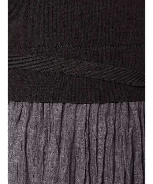 LAGUNAMOON（ラグナムーン）の「ワッシャードッキングニットワンピース（ワンピース・レディース・ブラック/ライトグレー/ミント・SMALL/MEDIUM）」の13枚目の写真