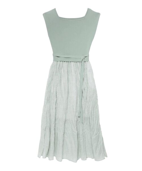 LAGUNAMOON（ラグナムーン）の「ワッシャードッキングニットワンピース（ワンピース・レディース・ブラック/ライトグレー/ミント・SMALL/MEDIUM）」の9枚目の写真