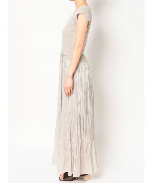 LAGUNAMOON（ラグナムーン）の「ワッシャードッキングニットワンピース（ワンピース・レディース・ブラック/ライトグレー/ミント・SMALL/MEDIUM）」の4枚目の写真