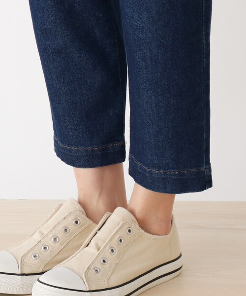 SHOO・LA・RUE(シューラルー)の「◆【追加生産/S-3L】ツイルイージーテーパードパンツ(その他パンツ・レディース・ブラック/ネイビー/オリーブ/アイボリー/ライトブルー・01/02/03/04/05)」の19枚目の写真