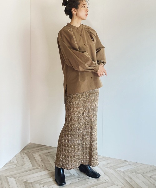 y/m by RIKA(イムバイリカ)の「タックボリュームブラウス(シャツ/ブラウス・レディース・ホワイト/ベージュ・FREE)」の5枚目の写真