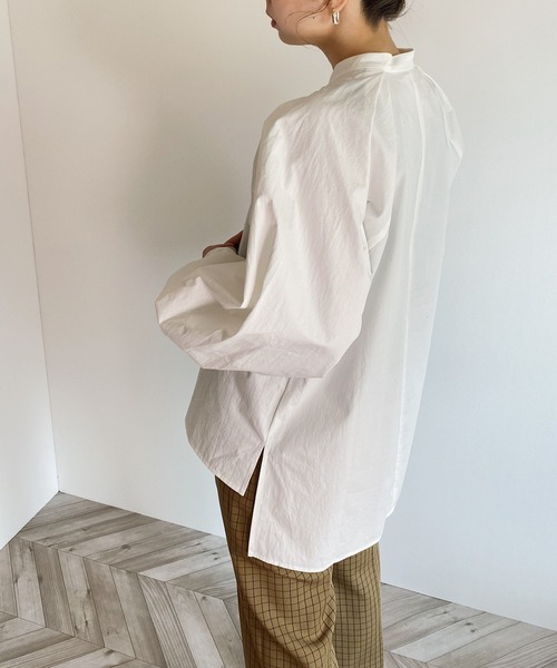 y/m by RIKA(イムバイリカ)の「タックボリュームブラウス(シャツ/ブラウス・レディース・ホワイト/ベージュ・FREE)」の13枚目の写真