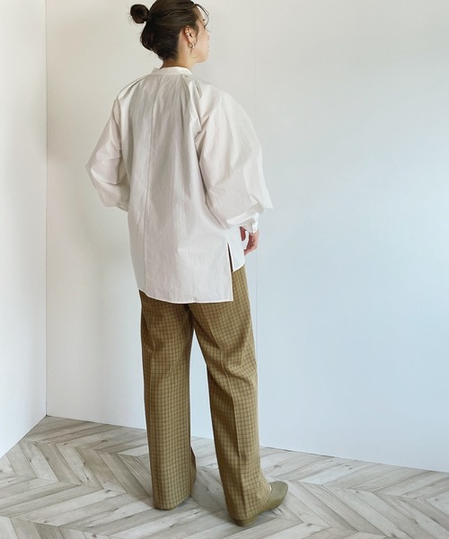 y/m by RIKA(イムバイリカ)の「タックボリュームブラウス(シャツ/ブラウス・レディース・ホワイト/ベージュ・FREE)」の14枚目の写真