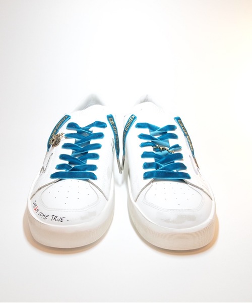 GOLDEN GOOSE（ゴールデングース）の「【ZOZO限定】GOLDEN GOOSE LAB Customized Stardan sneakers/white leather with green velvet laces GOLDEN GOOSE logo（スニーカー・メンズ・ホワイト系その他・40/42/39/43/41/44）」の10枚目の写真