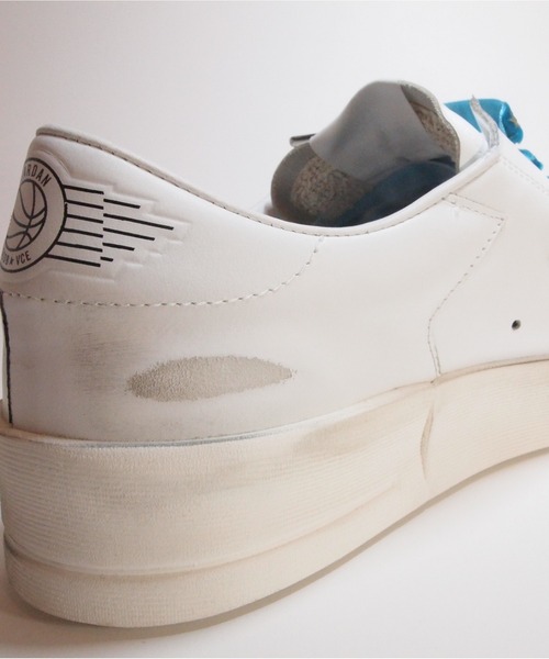GOLDEN GOOSE（ゴールデングース）の「【ZOZO限定】GOLDEN GOOSE LAB Customized Stardan sneakers/white leather with green velvet laces GOLDEN GOOSE logo（スニーカー・メンズ・ホワイト系その他・40/42/39/43/41/44）」の15枚目の写真