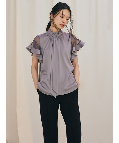 FRAY I.D（フレイアイディー）の「ダブルスリットポンチパンツ（その他パンツ・レディース・ブラック/ベージュ/イエロー・FREE）」の6枚目の写真