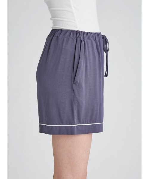 gelato pique(ジェラートピケ)の「クールレーヨンショートパンツ(その他ルームウェア・レディース・ネイビー/ラベンダー・FREE)」の10枚目の写真