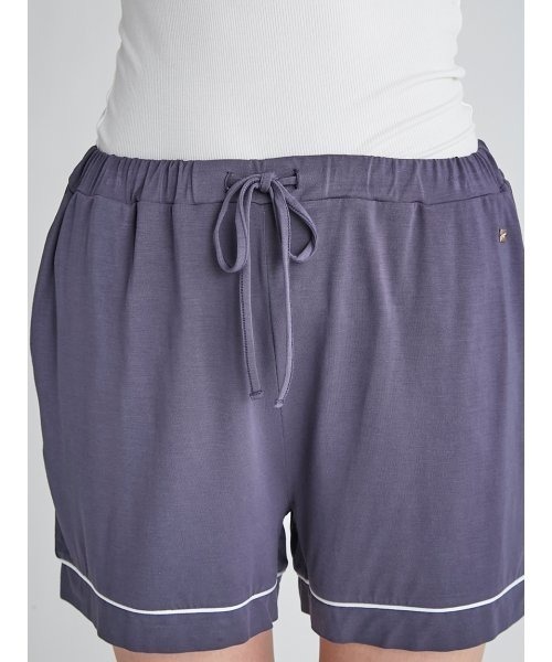 gelato pique(ジェラートピケ)の「クールレーヨンショートパンツ(その他ルームウェア・レディース・ネイビー/ラベンダー・FREE)」の11枚目の写真