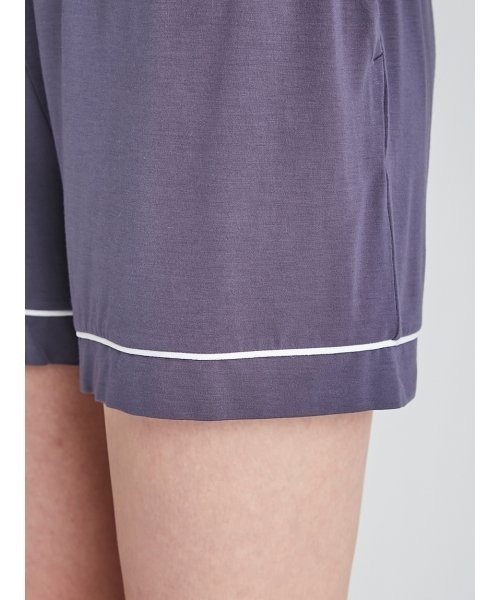 gelato pique(ジェラートピケ)の「クールレーヨンショートパンツ(その他ルームウェア・レディース・ネイビー/ラベンダー・FREE)」の15枚目の写真