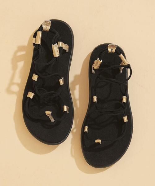 Teva(テバ)の「<TEVA(テバ)>∴VOYA INFINITY METALIC ボヤインフィニティメタリック サンダル ◆(サンダル・レディース・ブラック・6/8/5/7)」の10枚目の写真