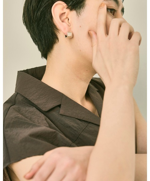 TODAYFUL（トゥデイフル）の「スクエアペティットピアス(SIlver925)（ピアス（両耳用）・レディース・シルバー/ゴールド・FREE）」の11枚目の写真