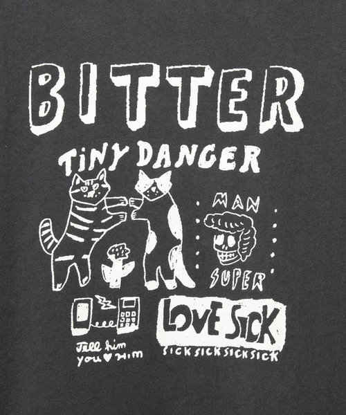 CUBE SUGAR（キューブシュガー）の「CUBE SUGAR/キューブシュガー　パッケージプリントクルーTEE（Tシャツ/カットソー・レディース・チャコールグレー/ホワイト・FREE）」の8枚目の写真