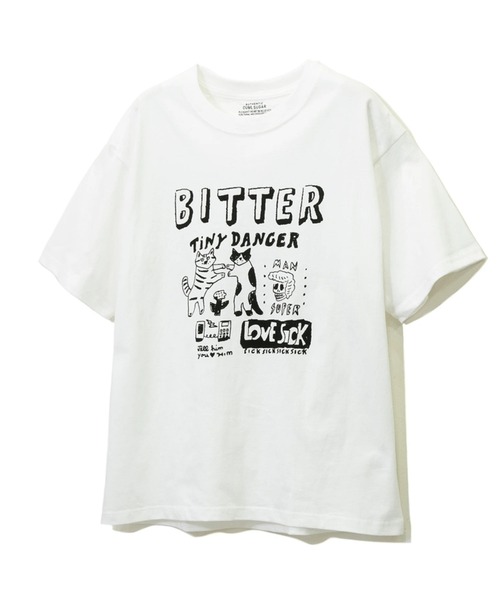 CUBE SUGAR（キューブシュガー）の「CUBE SUGAR/キューブシュガー　パッケージプリントクルーTEE（Tシャツ/カットソー・レディース・チャコールグレー/ホワイト・FREE）」の13枚目の写真