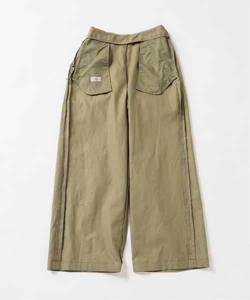 IENA（イエナ）の「コットンリネンオックスワイドパンツ◆（その他パンツ・レディース・ナチュラル/カーキ/ネイビー/レッド系その他・34/36/38/40）」の16枚目の写真