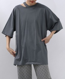 JEANASIS | リサイクルコットンネックスリットBIGTEE/948170(Tシャツ/カットソー)