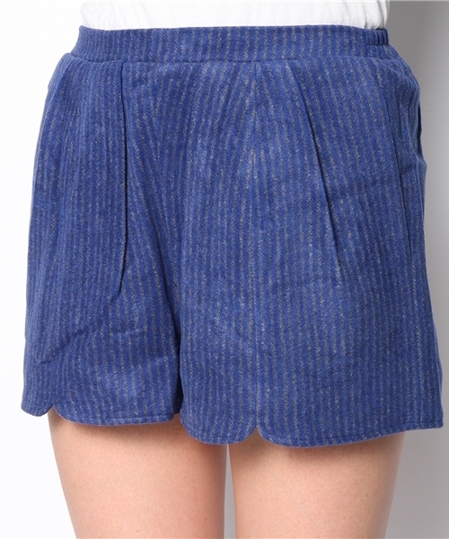 mystic(ミスティック)の「ストライプショートパンツ(その他パンツ・レディース・レッド/ブルー/グレー/チャコールグレー・フリ-)」の9枚目の写真