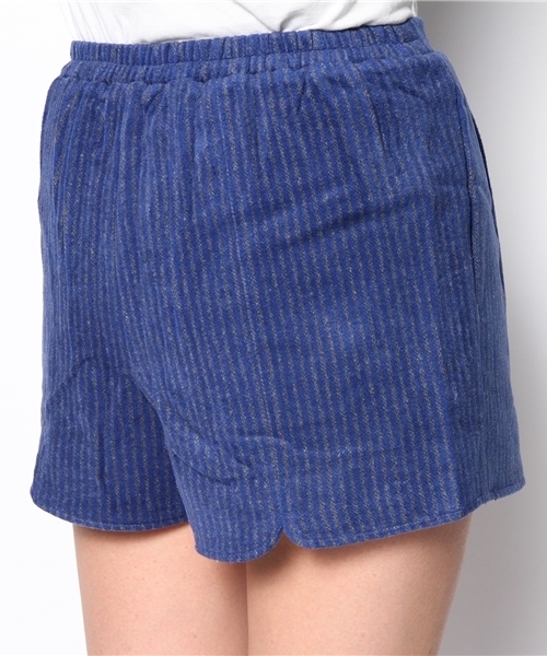 mystic(ミスティック)の「ストライプショートパンツ(その他パンツ・レディース・レッド/ブルー/グレー/チャコールグレー・フリ-)」の10枚目の写真