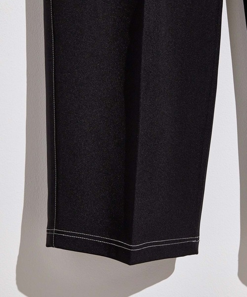 JUNRED（ジュンレッド）の「ステッチ配色ワイドストレートパンツ（その他パンツ・メンズ・ブラック/ベージュ/サックスブルー・S/M/L）」の10枚目の写真