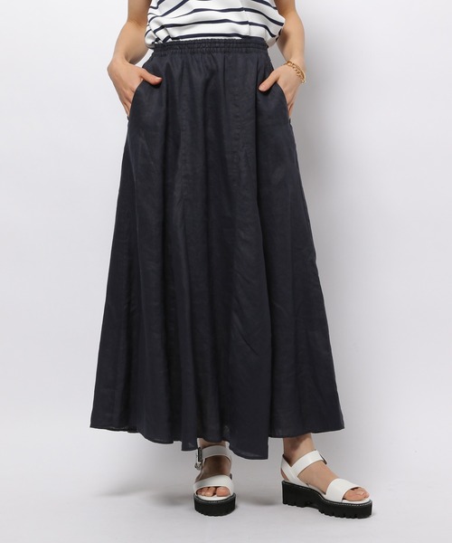 BARNYARDSTORM（バンヤードストーム）の「BARNYARDSTORM / リネンスカート（スカート・レディース・グレー/ブラウン/ネイビー/レッド系その他4・0/1）」の6枚目の写真