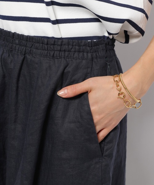 BARNYARDSTORM（バンヤードストーム）の「BARNYARDSTORM / リネンスカート（スカート・レディース・グレー/ブラウン/ネイビー/レッド系その他4・0/1）」の10枚目の写真