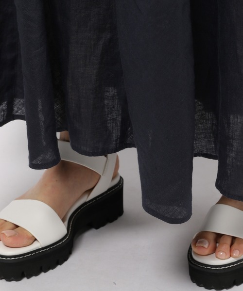 BARNYARDSTORM（バンヤードストーム）の「BARNYARDSTORM / リネンスカート（スカート・レディース・グレー/ブラウン/ネイビー/レッド系その他4・0/1）」の12枚目の写真