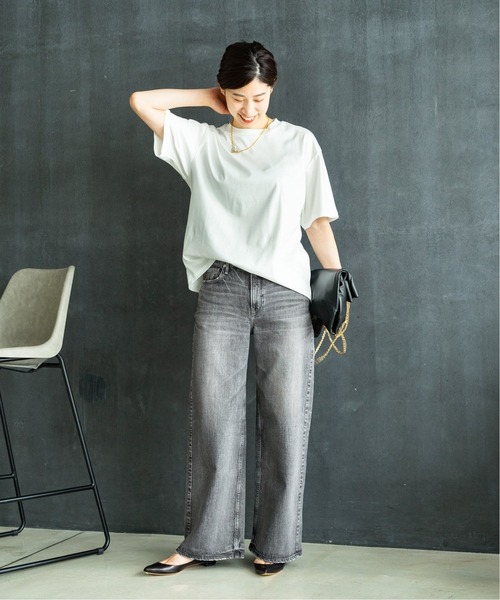 B7066■アッパーハイツ THE ROBIN デニム ワイド パンツ 24 B7066□アッパーハイツ THE ROBIN デニム ワイド パンツ 24