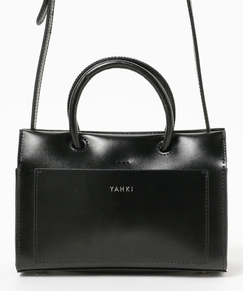 Ray BEAMS（レイビームス）の「YAHKI / ミニボストン ショルダー バッグ（ショルダーバッグ・レディース・ブラック/オレンジ・ONE SIZE）」の11枚目の写真