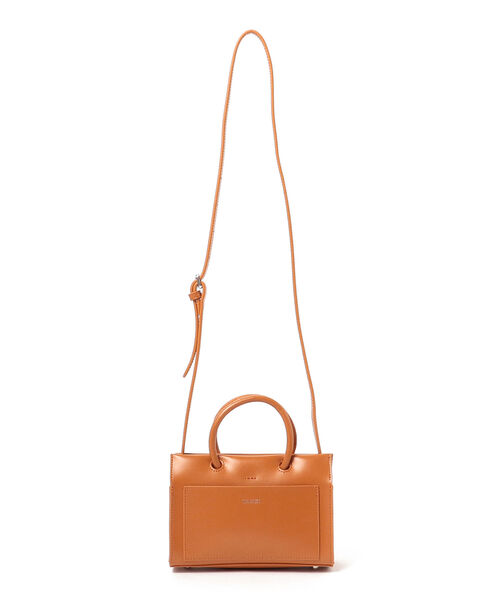 Ray BEAMS（レイビームス）の「YAHKI / ミニボストン ショルダー バッグ（ショルダーバッグ・レディース・ブラック/オレンジ・ONE SIZE）」の15枚目の写真