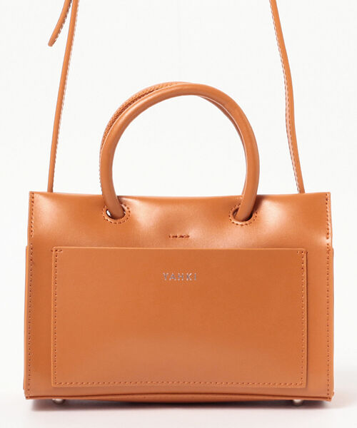 Ray BEAMS（レイビームス）の「YAHKI / ミニボストン ショルダー バッグ（ショルダーバッグ・レディース・ブラック/オレンジ・ONE SIZE）」の19枚目の写真